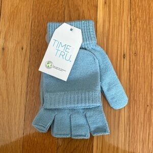Teal one size gloves women